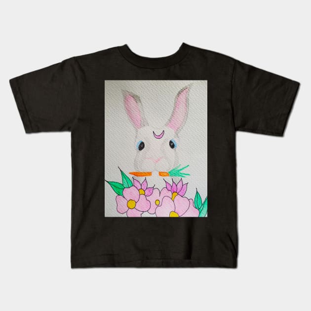 Year of the Rabbit Kids T-Shirt by etherealwonders